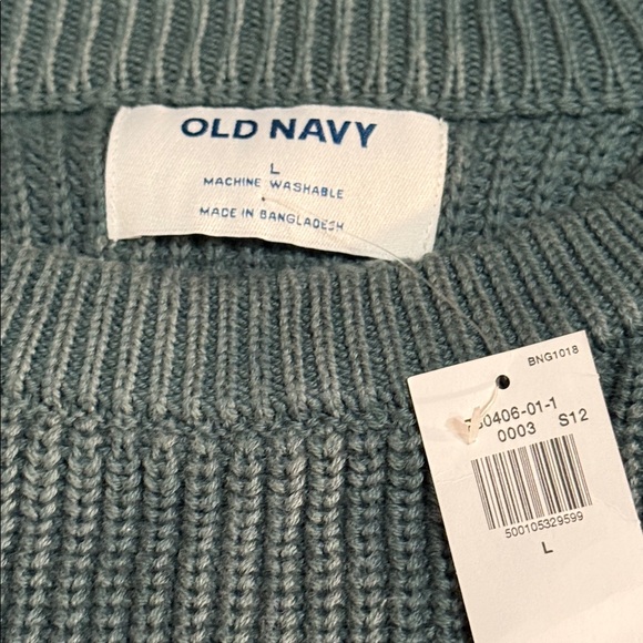 Old Navy Forest Green Crewneck Sweater - Picture 2 of 4